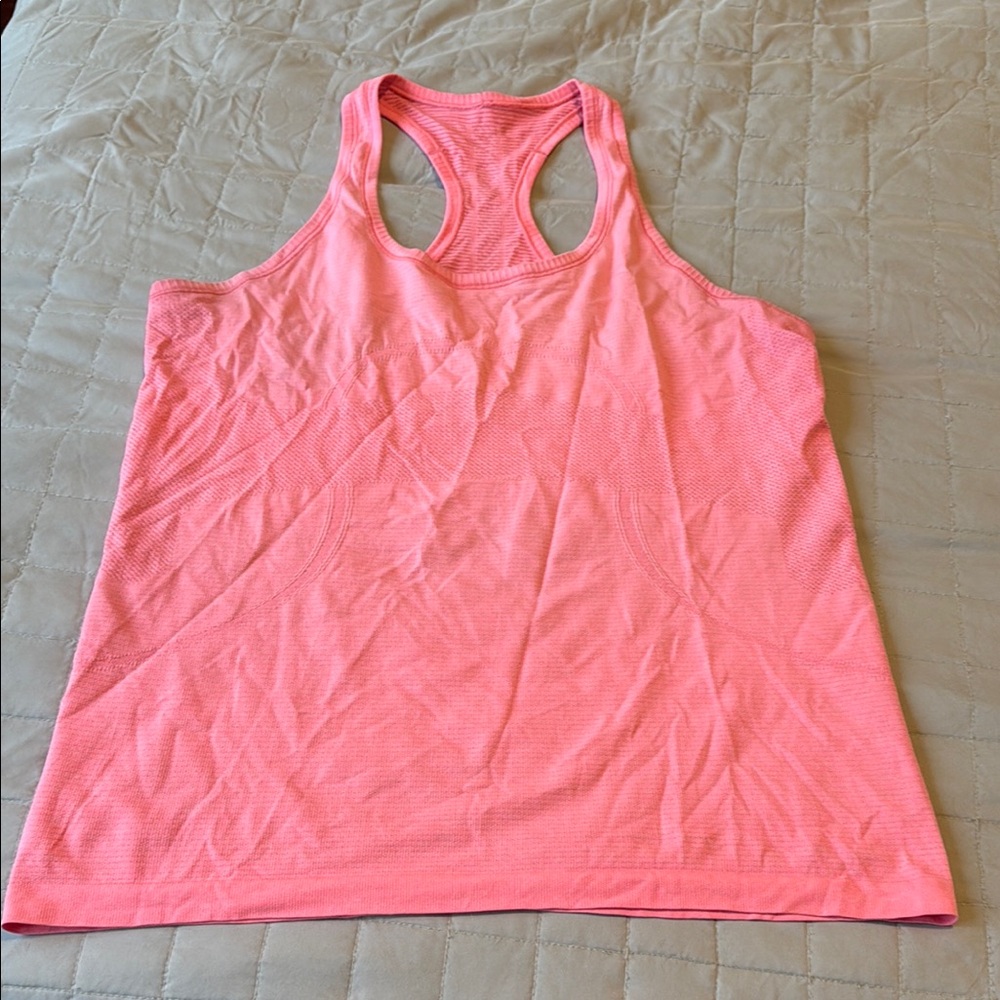 Lululemon Athletica light Pink Swiftly Tech Tank Top